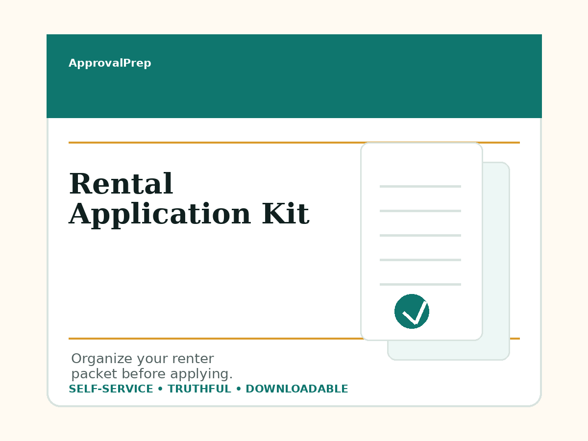 Rental Application Kit product preview